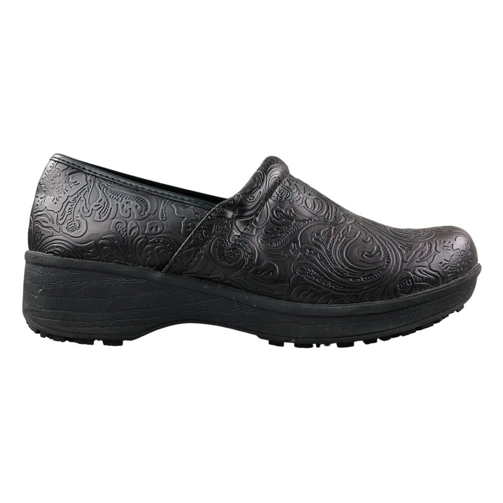 SafeTStep Women's Size 9.5 Brown Oil Slip Resistant Comfort Work Clogs Shoes